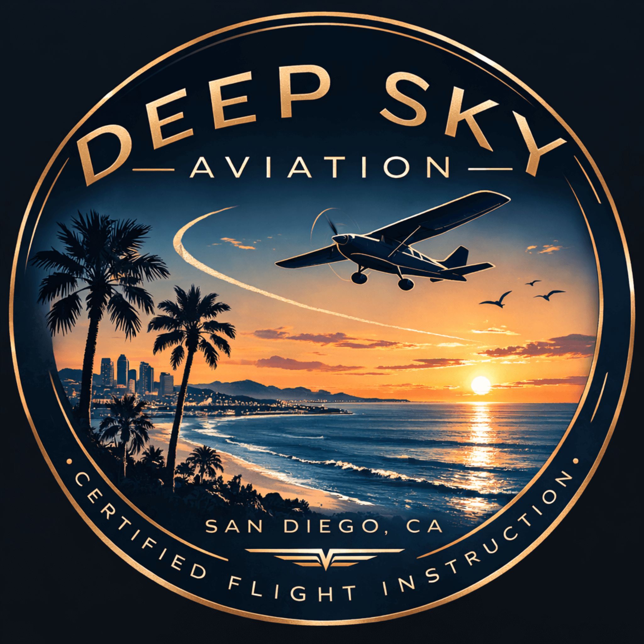 Deep Sky Aviation logo